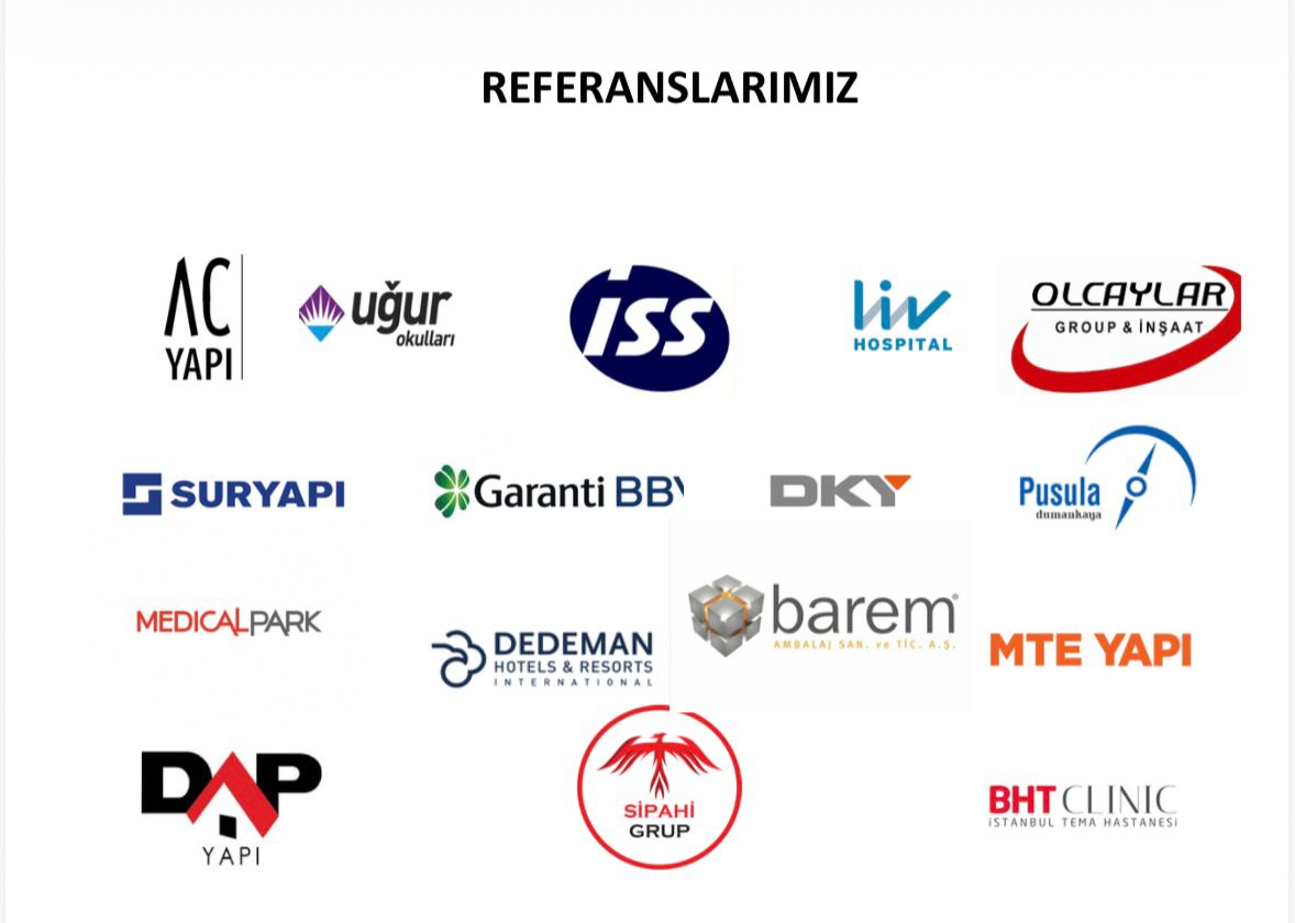 Referanslarımız – birlikte çalıştığımız kurumlar